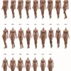 1/6 Scale Seamless female Body S45B / headless (black)