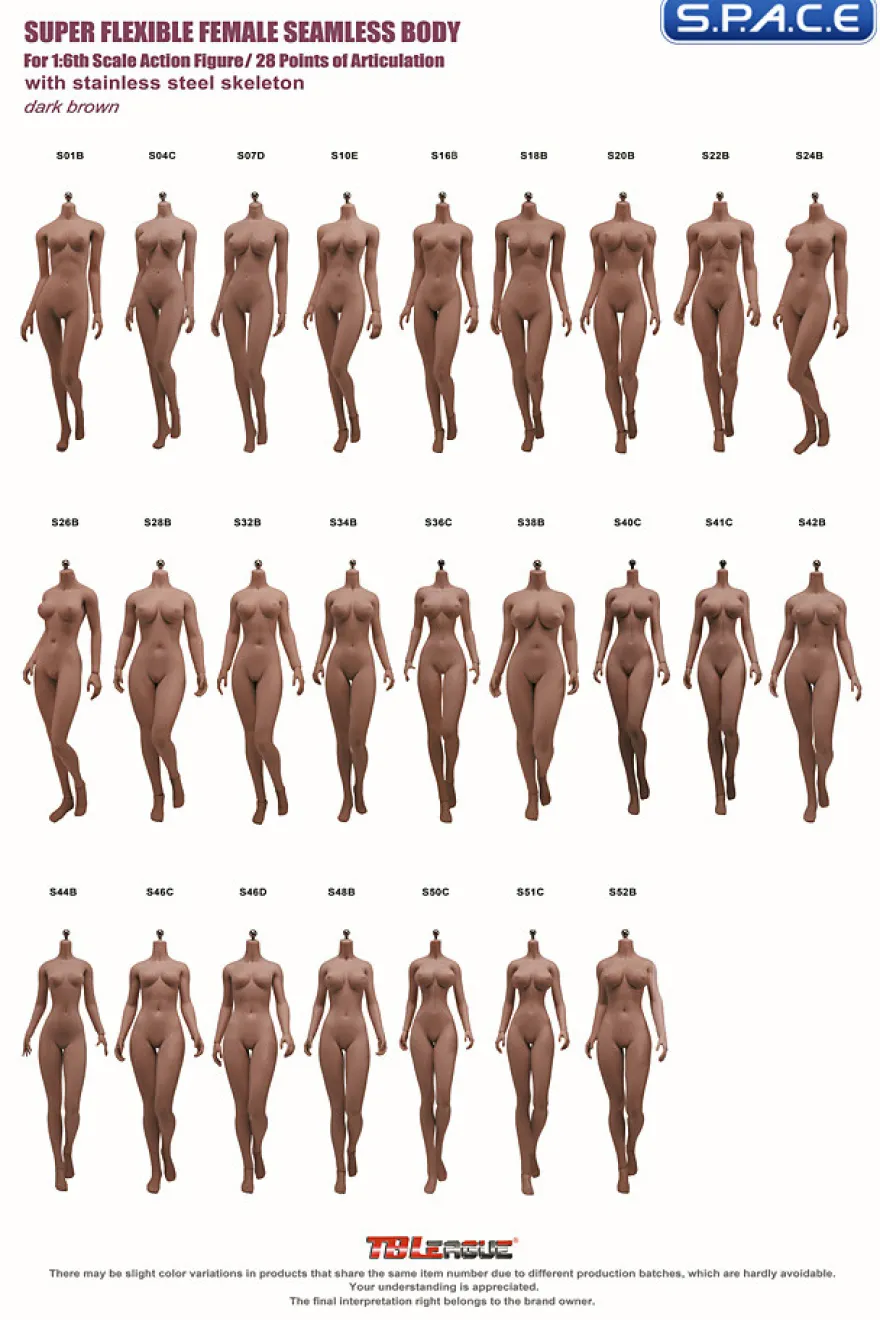 1/6 Scale Seamless female Body S17C / headless