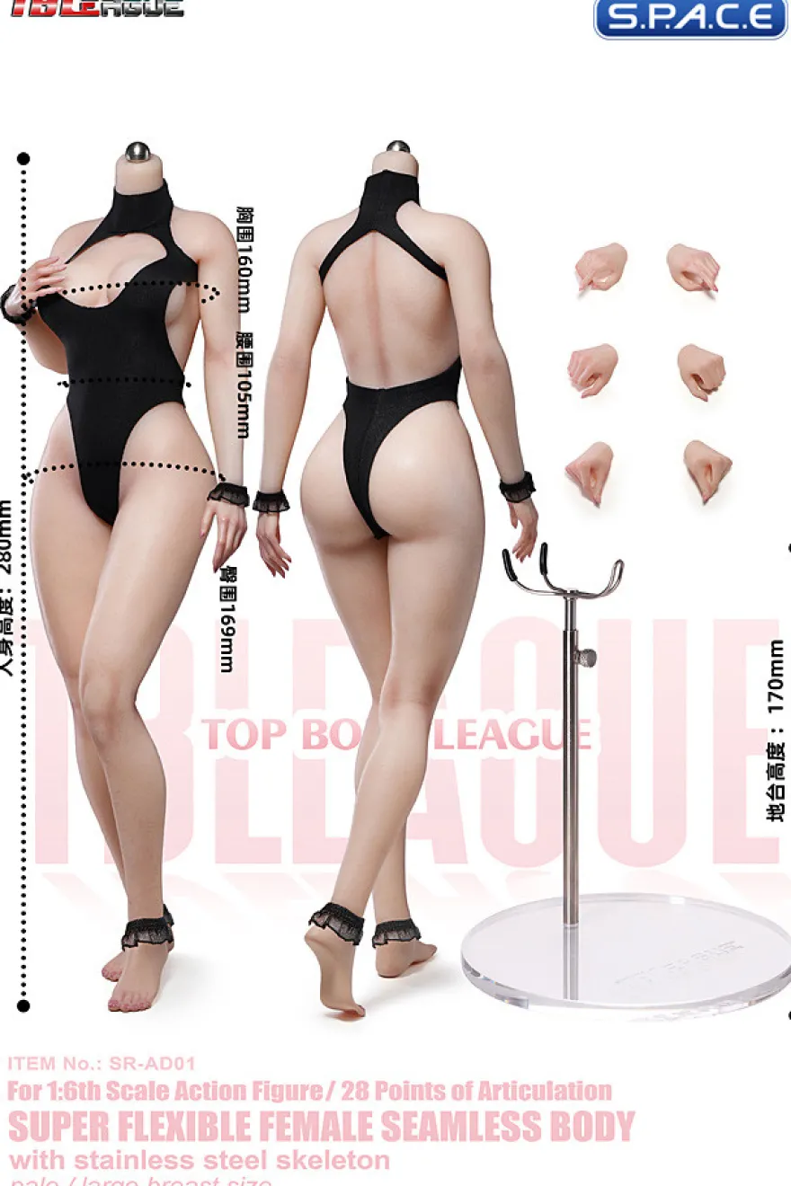 1/6 Scale Seamless Female Body SR-AD01