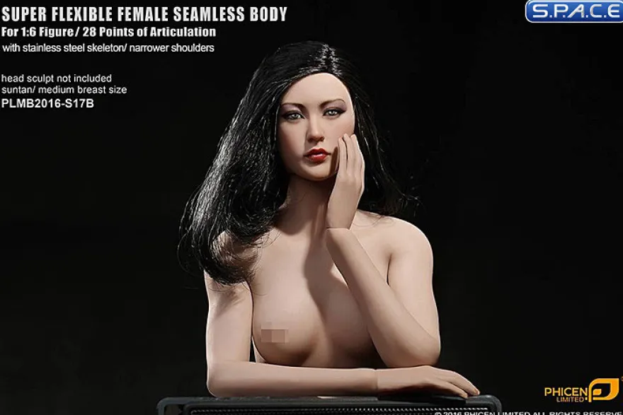 1/6 Scale Seamless Female suntan Body