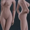 1/6 Scale Seamless Female suntan