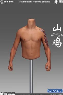 1/6 Scale seamless upper Body for Asian Gangster Version 2