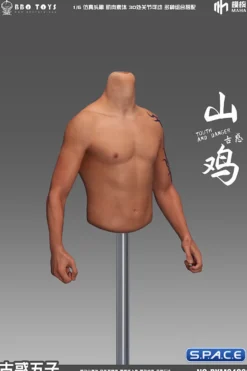 1/6 Scale seamless upper Body for Asian Gangster Version 2