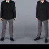 1/6 Scale Short woolen Coat Set