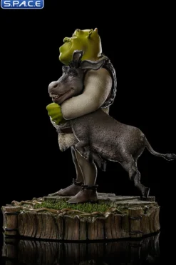 1/10 Scale Shrek, Donkey & The Gingerbread Deluxe Art Scale Statue
