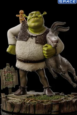1/10 Scale Shrek, Donkey & The Gingerbread Deluxe Art Scale Statue