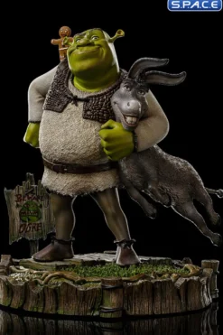 1/10 Scale Shrek, Donkey & The Gingerbread Deluxe Art Scale Statue