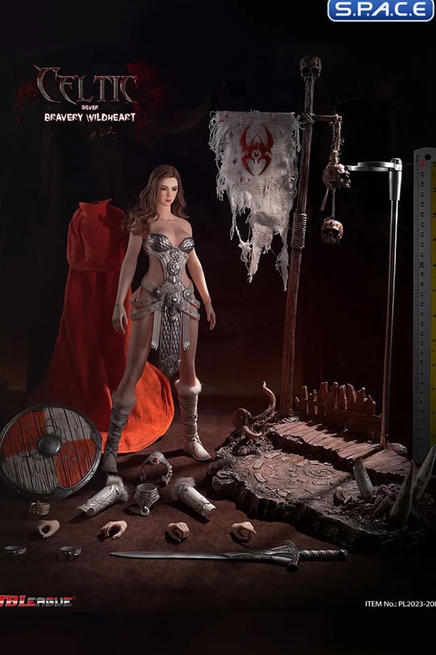 1/6 Scale Silver Celtic Bravery Wildheart