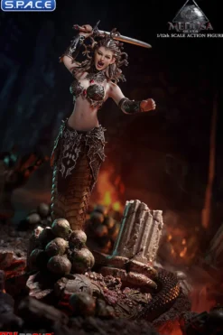 1/12 Scale Silver Medusa - Snake Tail Version