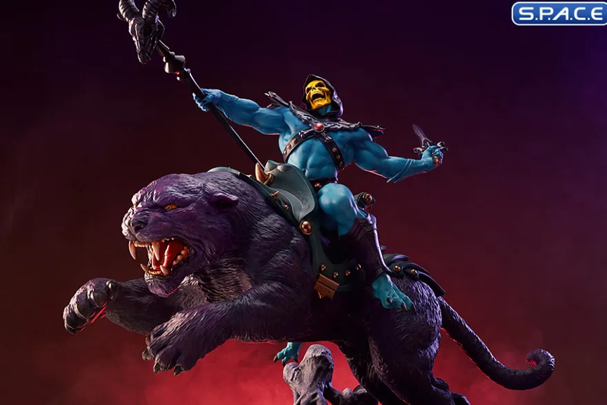 1/4 Scale Skeletor & Panthor Maquette