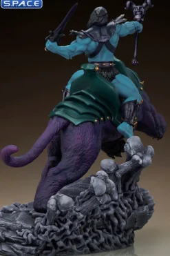 1/4 Scale Skeletor & Panthor Maquette