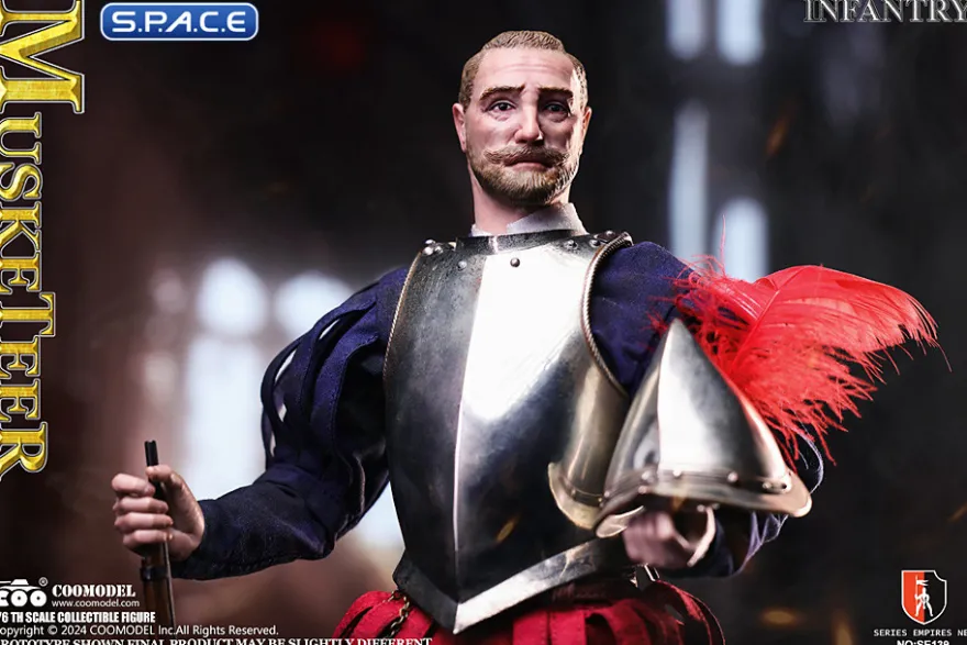 1/6 Scale Spanish Conquistador Musketeer Infantry