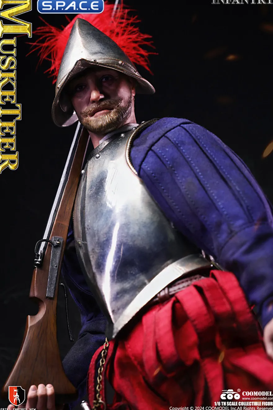1/6 Scale Spanish Conquistador Musketeer Infantry