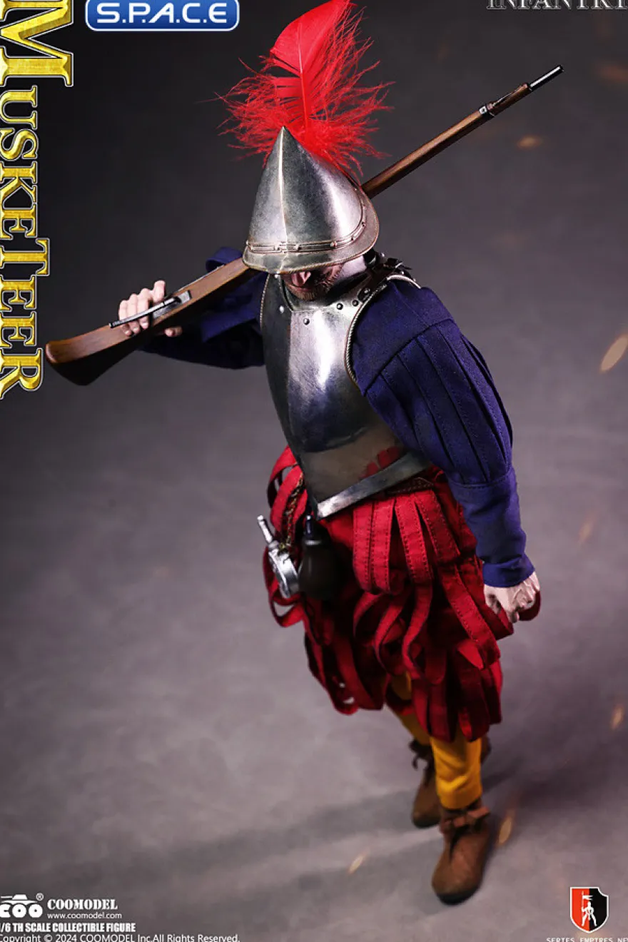 1/6 Scale Spanish Conquistador Musketeer Infantry