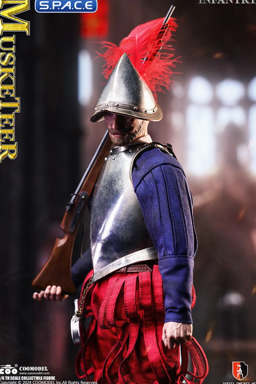 1/6 Scale Spanish Conquistador Musketeer Infantry