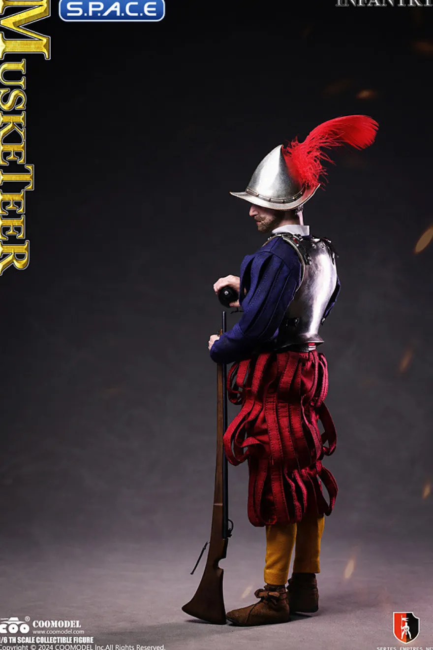 1/6 Scale Spanish Conquistador Musketeer Infantry
