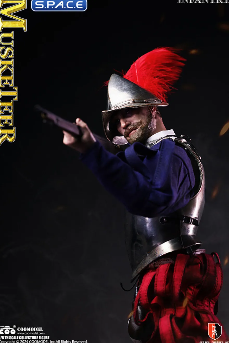 1/6 Scale Spanish Conquistador Musketeer Infantry