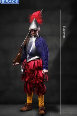 1/6 Scale Spanish Conquistador Musketeer Infantry