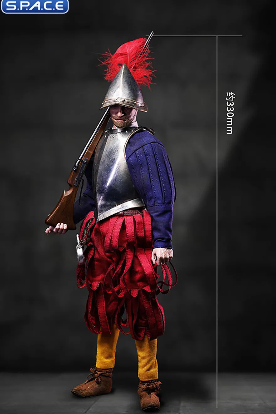 1/6 Scale Spanish Conquistador Musketeer Infantry