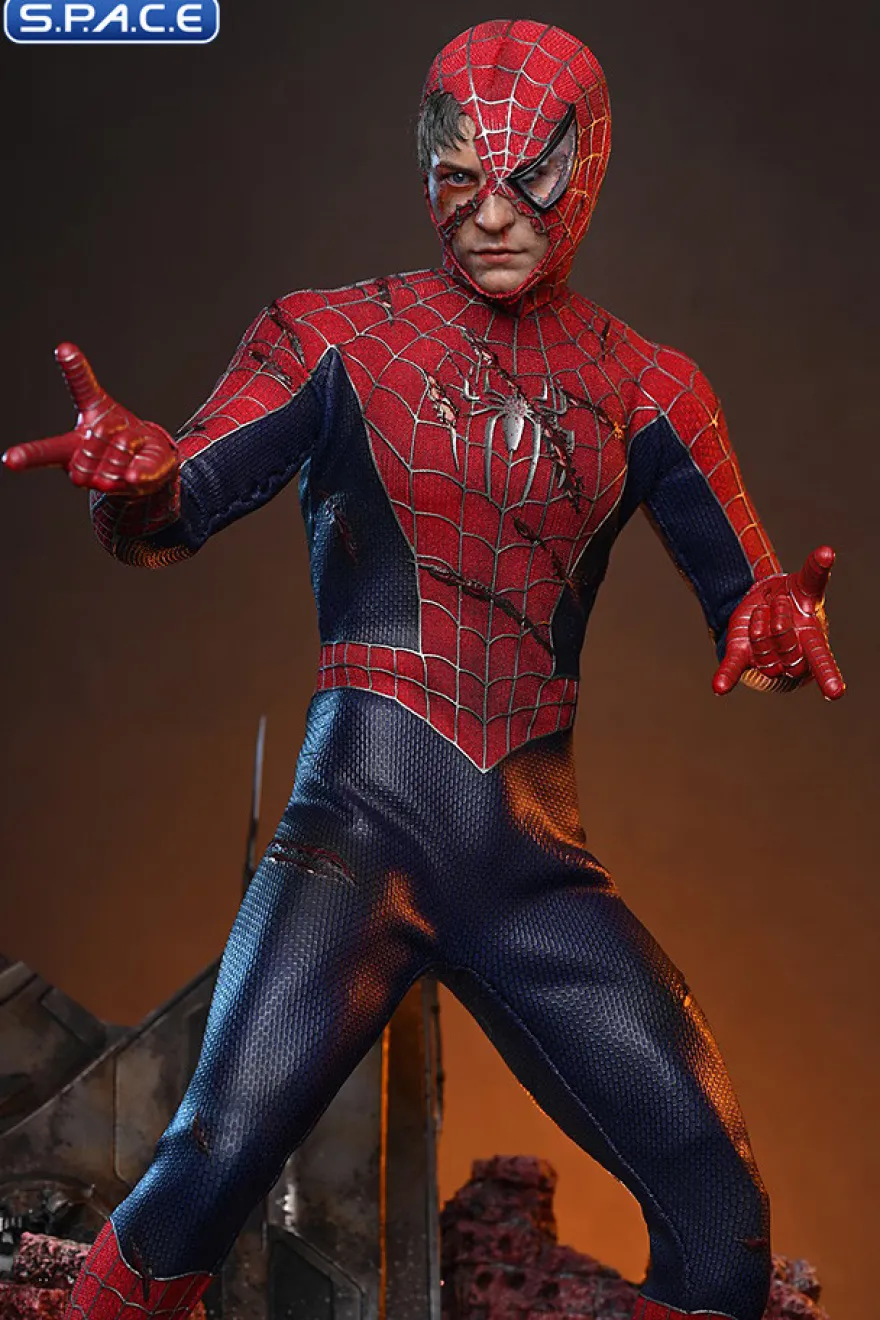 1/6 Scale Spider-Man Battle-Damaged Version Movie Masterpiece MMS859