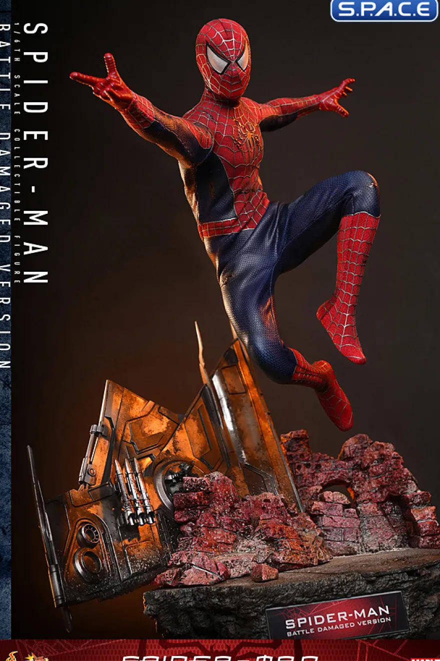 1/6 Scale Spider-Man Battle-Damaged Version Movie Masterpiece MMS859