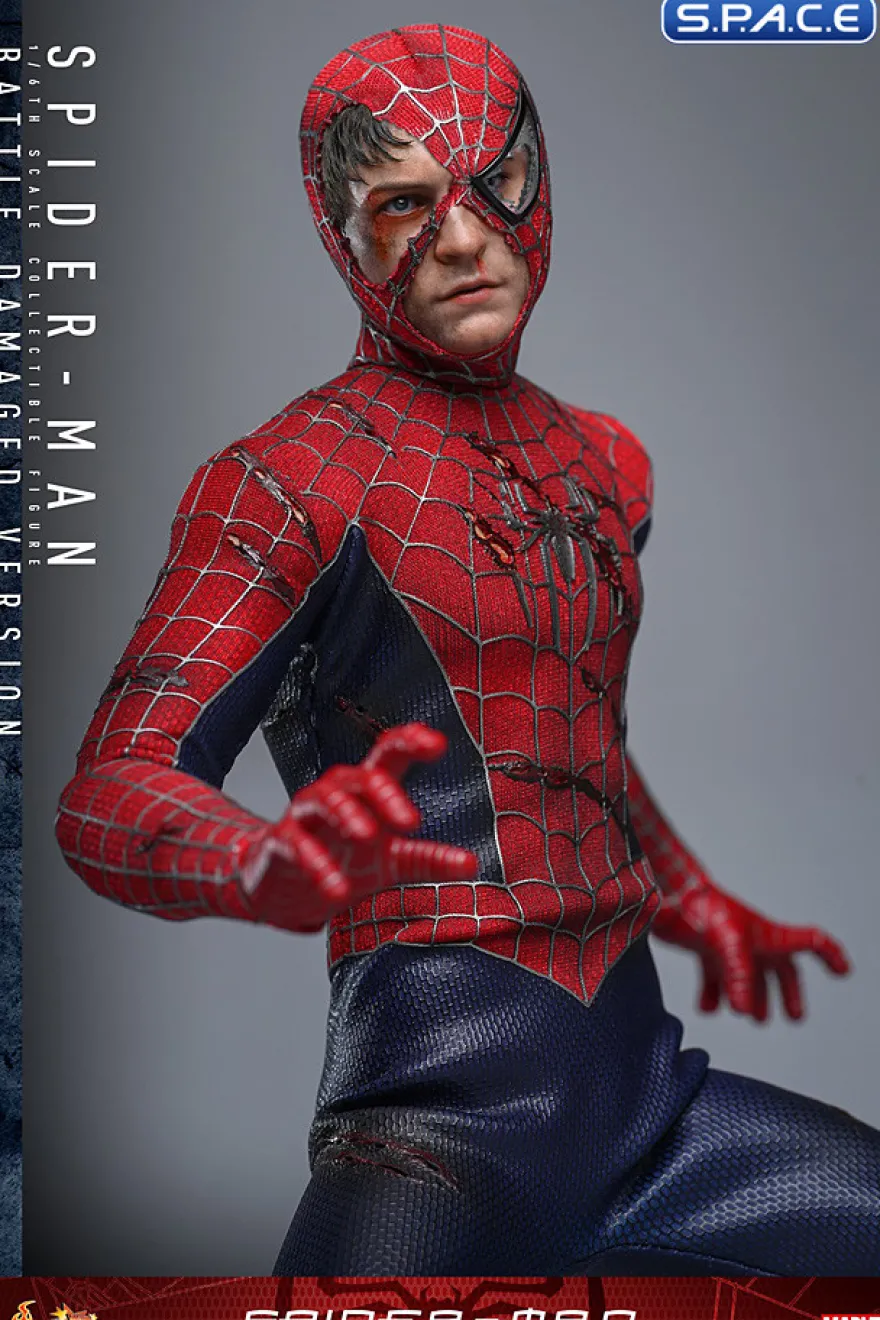 1/6 Scale Spider-Man Battle-Damaged Version Movie Masterpiece MMS859