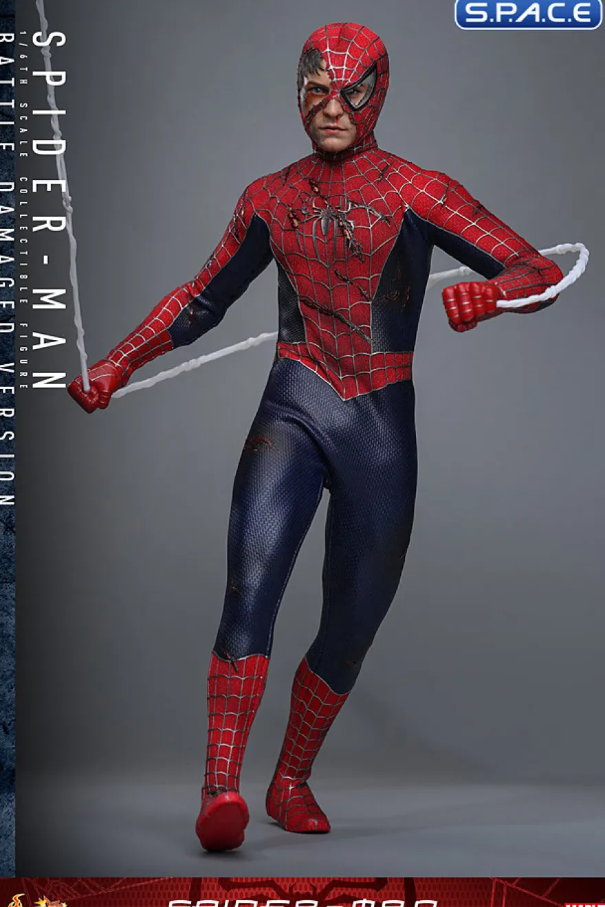 1/6 Scale Spider-Man Battle-Damaged Version Movie Masterpiece MMS859