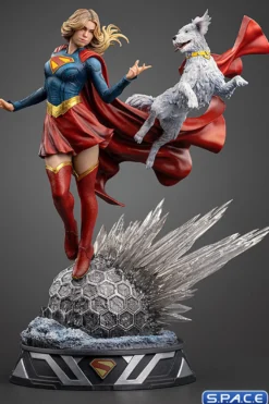 1/10 Scale Supergirl & Krypto Art Scale Statue