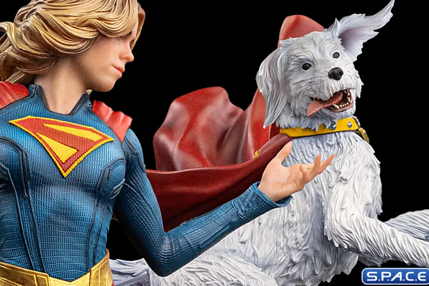 1/10 Scale Supergirl & Krypto Art Scale Statue