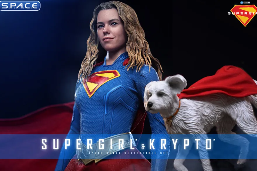 1/6 Scale Supergirl & Krypto Movie Masterpiece Set MMS869