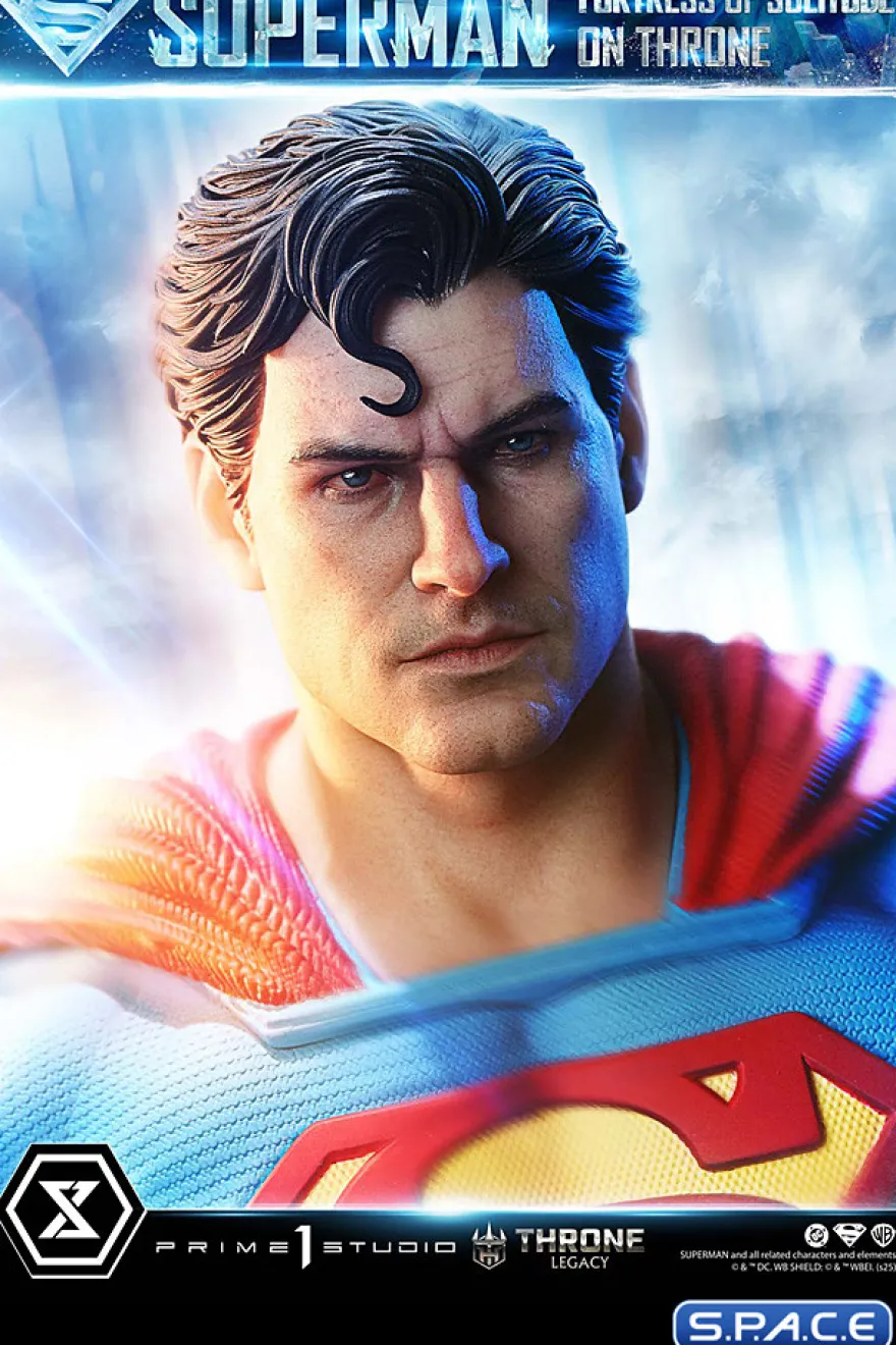 1/4 Scale Superman Fortress of Solitude on Throne Throne Legacy Statue