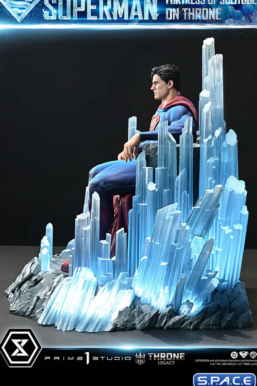 1/4 Scale Superman Fortress of Solitude on Throne Throne Legacy Statue