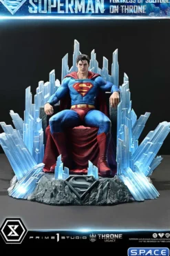 1/4 Scale Superman Fortress of Solitude on Throne Throne Legacy Statue