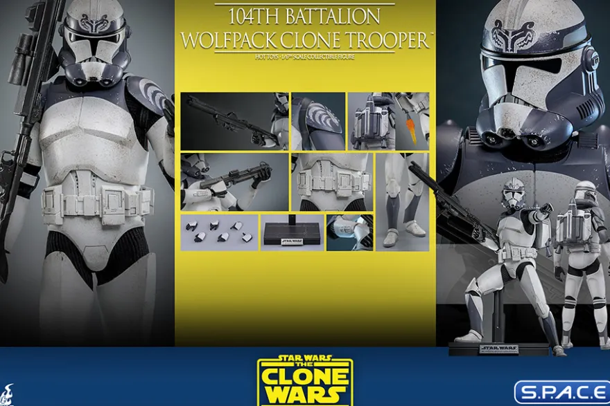 1/6 Scale 104th Battalion Wolfpack Clone Trooper