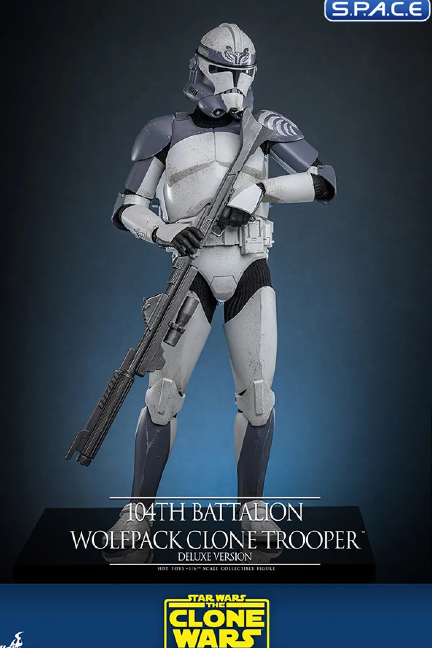 1/6 Scale 104th Battalion Wolfpack Clone Trooper Deluxe Version