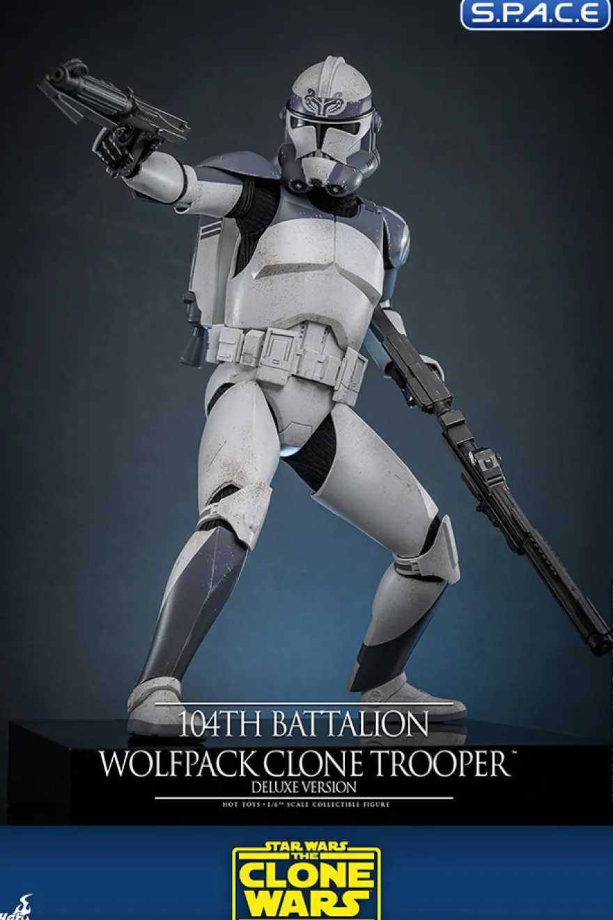 1/6 Scale 104th Battalion Wolfpack Clone Trooper Deluxe Version