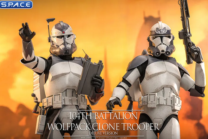 1/6 Scale 104th Battalion Wolfpack Clone Trooper Deluxe Version