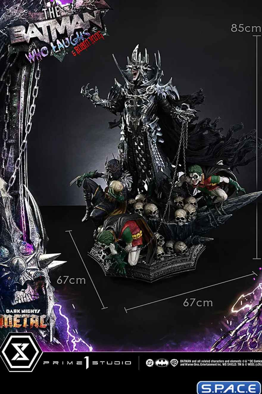 1/3 Scale The Batman Who Laughs & Robin King Deluxe Museum Masterline Statue