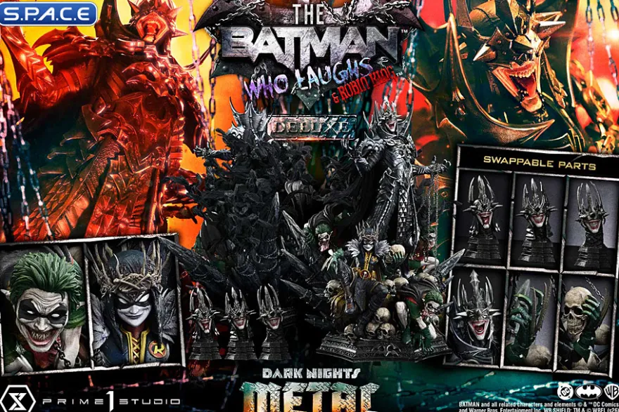 1/3 Scale The Batman Who Laughs & Robin King Deluxe Museum Masterline Statue
