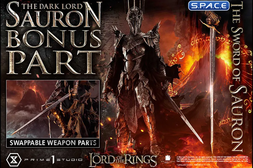 1/3 Scale The Dark Lord Sauron Museum Masterline Statue