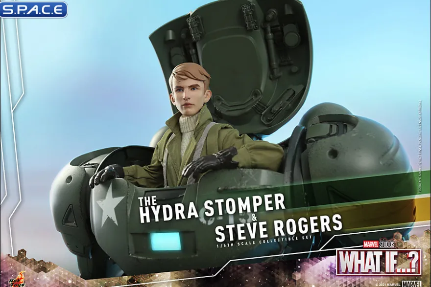 1/6 Scale The Hydra Stomper and Steve Rogers TV Masterpiece Set TMS060