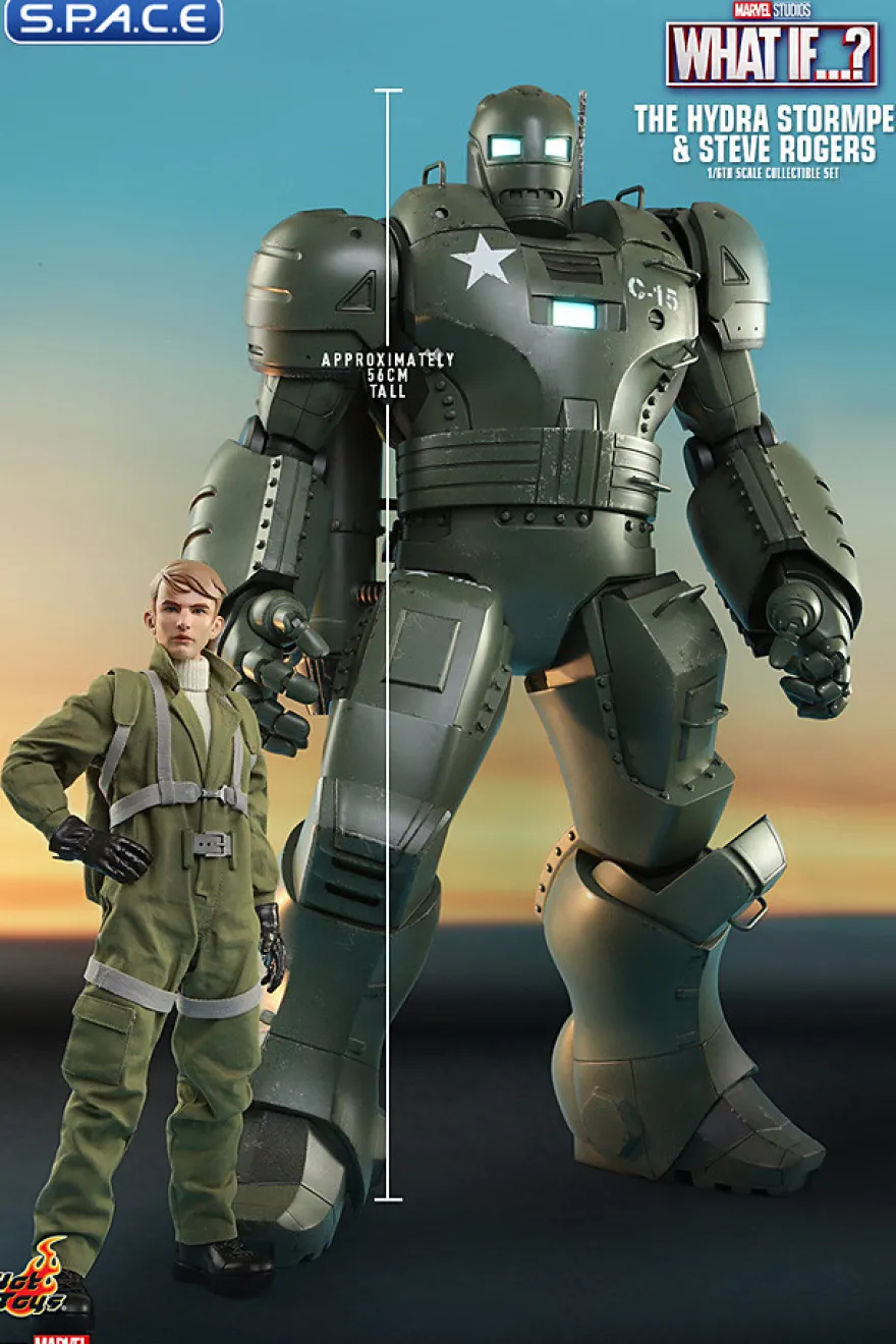 1/6 Scale The Hydra Stomper and Steve Rogers TV Masterpiece Set TMS060