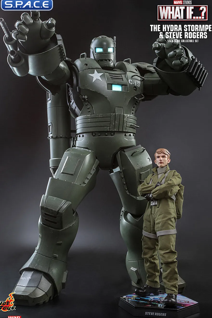 1/6 Scale The Hydra Stomper and Steve Rogers TV Masterpiece Set TMS060