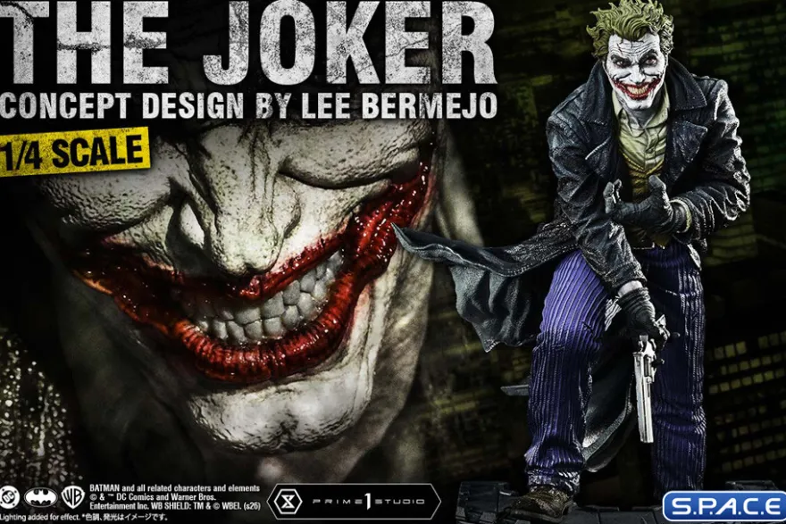 1/4 Scale The Joker »Concept Design by Lee Bermejo« Ultimate Premium Masterline Statue