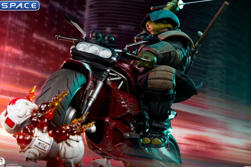 1/4 Scale The Last Ronin on Bike Statue