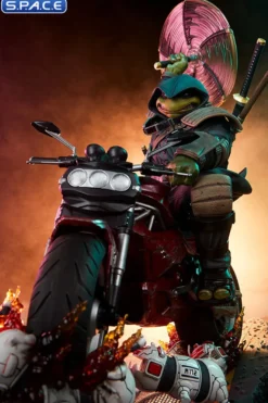 1/4 Scale The Last Ronin on Bike Statue