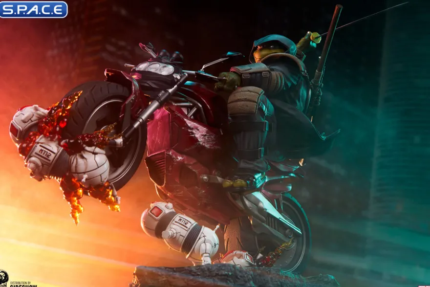 1/4 Scale The Last Ronin on Bike Statue