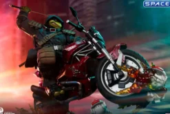 1/4 Scale The Last Ronin on Bike Statue