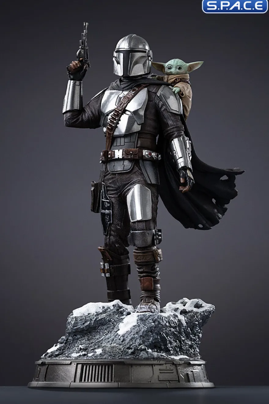 1/10 Scale The Mandalorian and Grogu Art Scale Statue