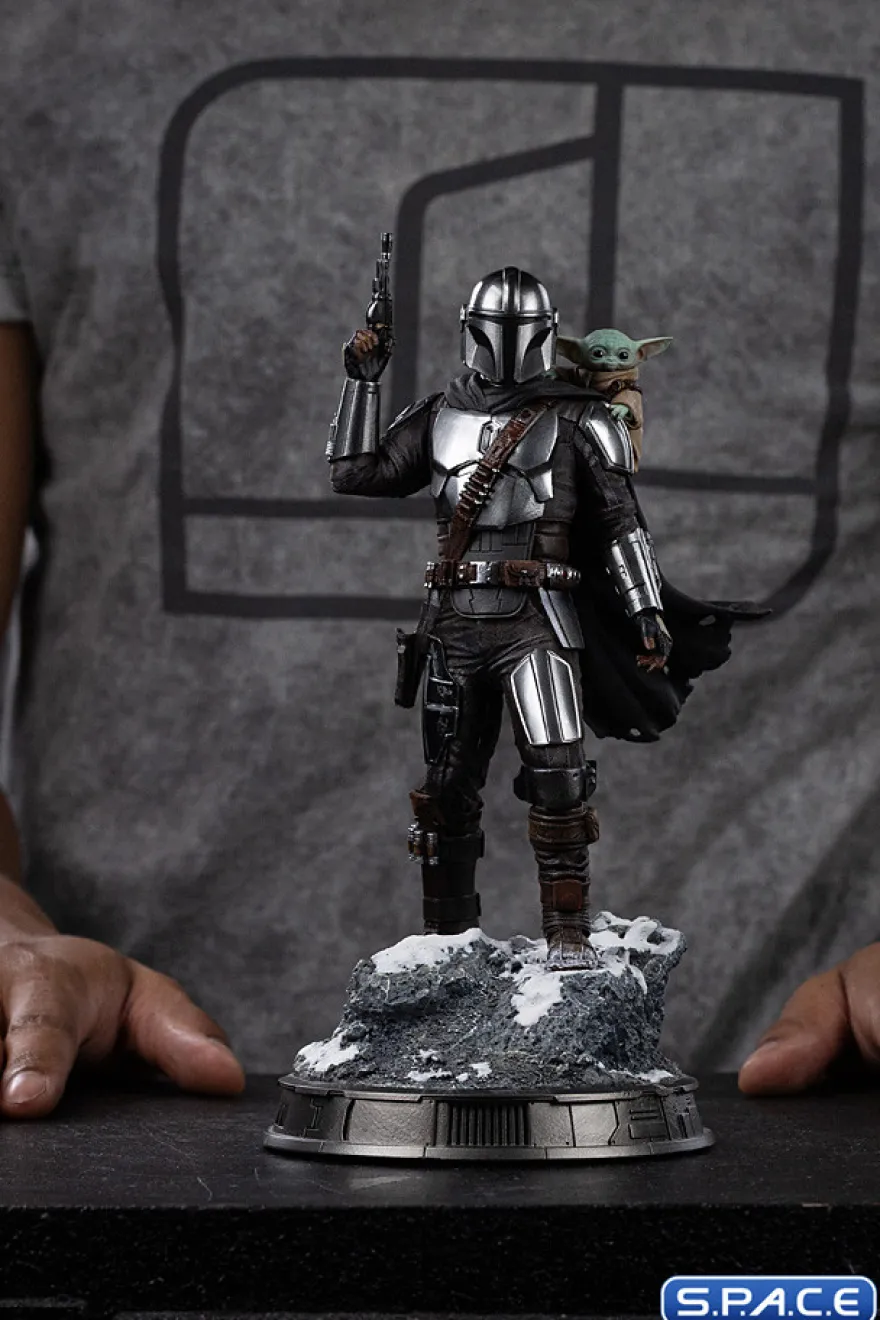 1/10 Scale The Mandalorian and Grogu Art Scale Statue
